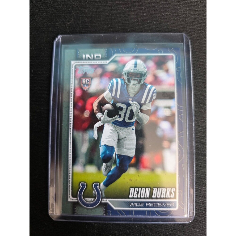 2026 Topps flagship Deion Burks RC Colts parallel
